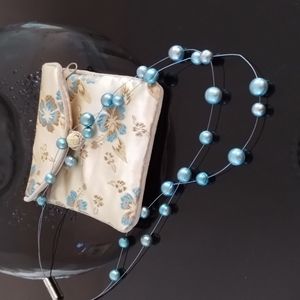 Honora floating blue pearl necklace